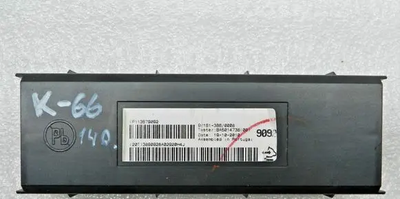 Opel Meriva B Climate control unit 13579092