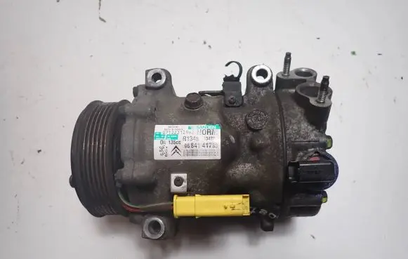 Peugeot 407 Air conditioning (A/C) compressor (pump) 9684141780