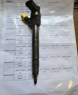 Mercedes-Benz Vito Viano W639 Fuel injector A6110700887 0445110070 3595