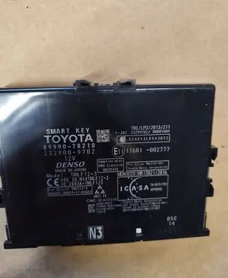 Lexus NX Keyless (KESSY) go control unit/module 8999078210 2329009702 116RI002777