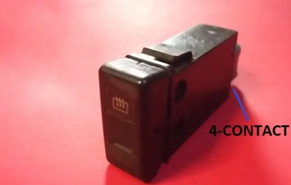 Mazda 626 Windscreen/window heater switch 10914862
