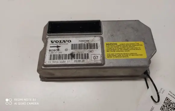 Volvo S60 Airbag control unit/module 0285001655 P30667469