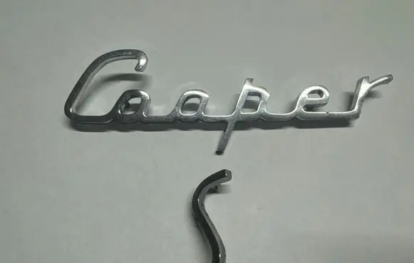 Mini Cooper Mark II Manufacturers badge/model letters