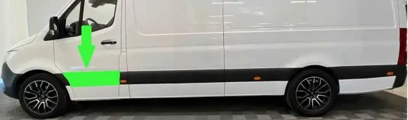Mercedes-Benz Sprinter W907 W910 Front door trim (molding) A9106900200 A9106971000 9106900200