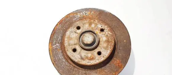 Citroen C4 I Picasso Rear brake disc neventiliuojamas