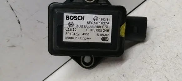 Skoda Superb B5 (3U) ESP acceleration yaw rate sensor 8E0907637A