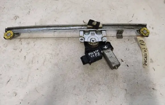Front door window regulator with motor
