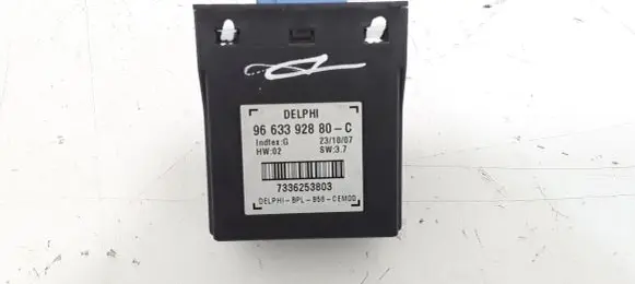 Citroen C4 Grand Picasso Alarm control unit/module 9663392880