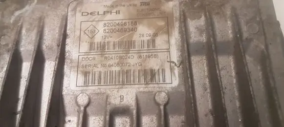 Renault Megane II Engine control unit/module 8200498188 8200469340