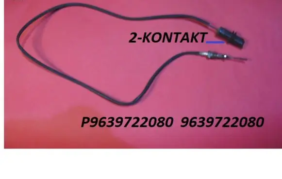 Peugeot 607 Exhaust gas temperature sensor P9639722080 9639722080