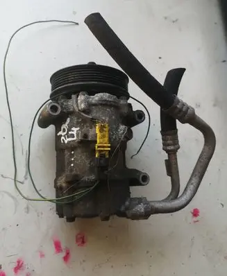Peugeot 206 Air conditioning (A/C) compressor (pump) 9655191580