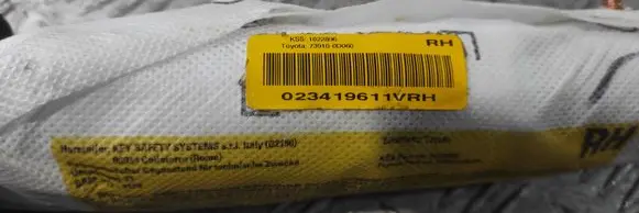 Toyota Yaris Seat airbag 739100D060
