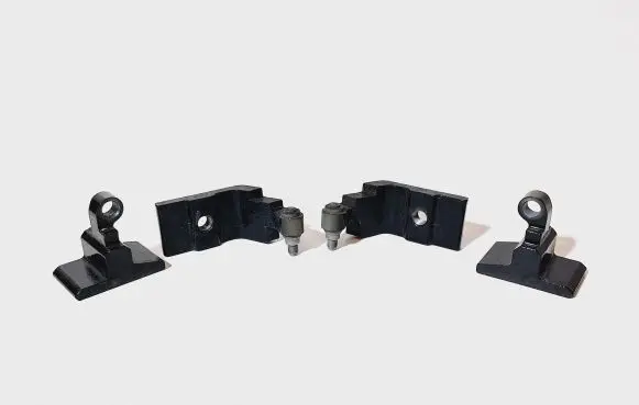 Rear door hinge set