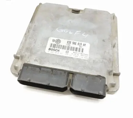 Volkswagen Golf IV Engine control unit/module 038906019AM 0281010091 28SA4087