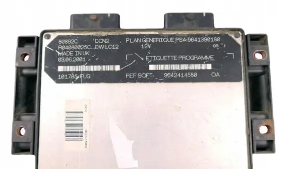 Citroen Berlingo Engine control unit/module 9642414580
