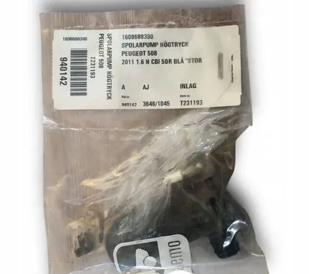 Peugeot 508 Windscreen/windshield washer pump 1609688380
