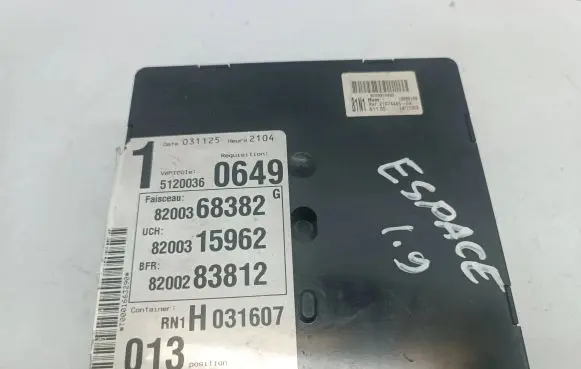 Renault Espace IV Comfort/convenience module 8200315962 8200368382 8200283812