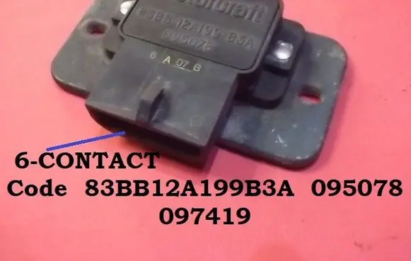 Ford Sierra Ignition amplifier control unit 83BB12A199B3A 095078