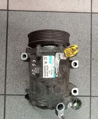 Peugeot 407 Air conditioning (A/C) compressor (pump) 9656574080
