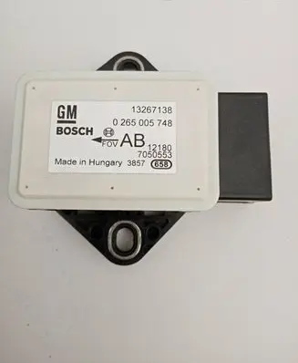 Opel Meriva B ESP acceleration yaw rate sensor 13267138 0265005748 7052180