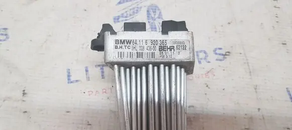 BMW 3 E46 Heater blower motor/fan resistor 6920365
