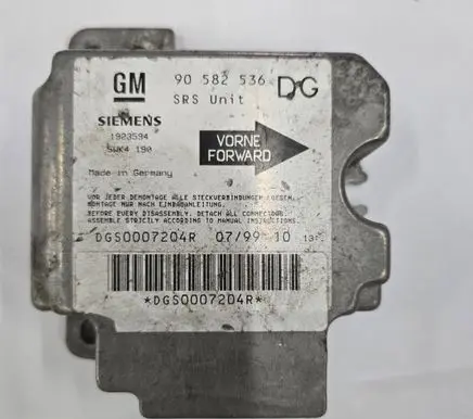 Opel Zafira A Airbag control unit/module 90582536 1923594 DGS0007204R