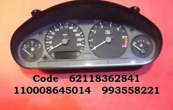BMW 3 E36 Speedometer (instrument cluster) 62118362841 110008645014 993558221