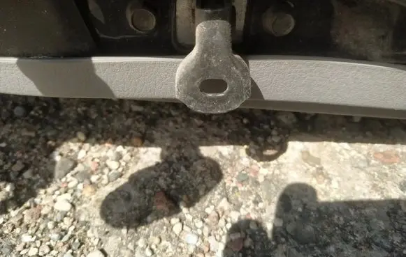 Mazda 2 Rear door check strap stopper