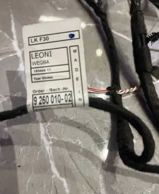 BMW 3 F30 F35 F31 Front door wiring loom 19344411 9260010