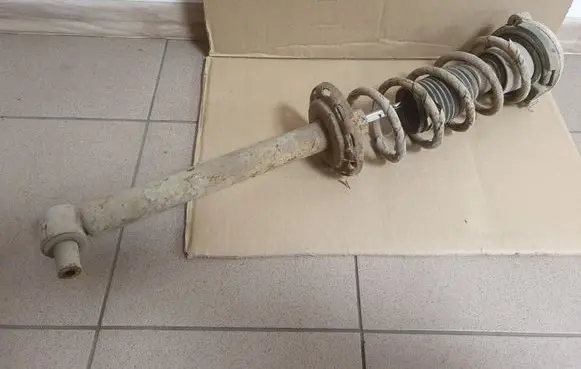 Audi A4 S4 B5 8D Rear shock absorber with coil spring 