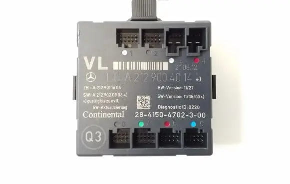 Mercedes-Benz CLS C218 X218 Door control unit/module A2129004014