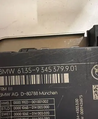 BMW X3 F25 Light module LCM 9345379 001001002