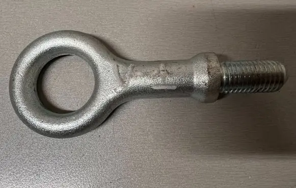 Towing hook eye