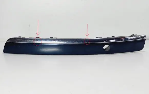 Audi A8 S8 D3 4E Front bumper splitter molding 4E0807223AB