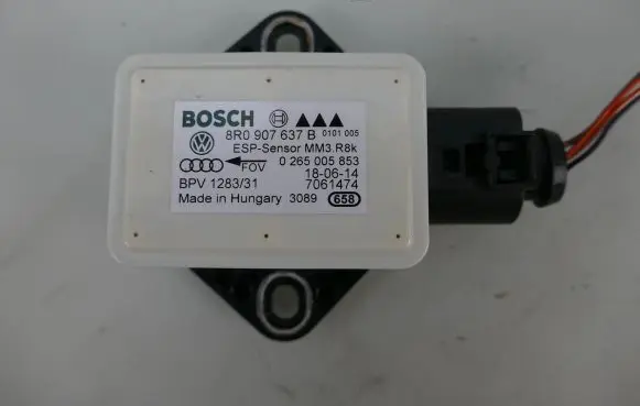 Audi A5 Sportback 8TA ESP acceleration yaw rate sensor 8R0907637B