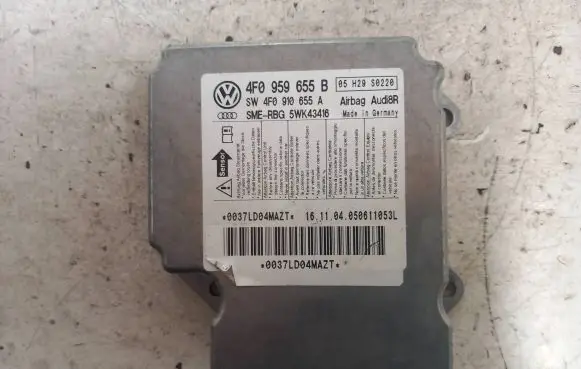 Audi A6 S6 C6 4F Airbag control unit/module 4F0959655B 4F0910655A 5WK43416
