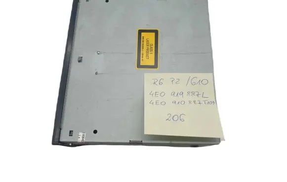 Audi A8 S8 D3 4E GPS navigation control unit/module 4E0919887L
