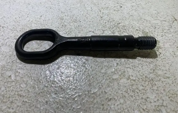 Towing hook eye