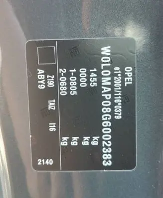 Opel Adam Manual 5 speed gearbox MDGF17