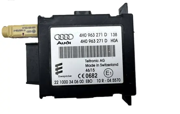 Audi A8 S8 D4 4H Auxiliary heating control unit/module 4H0963271D