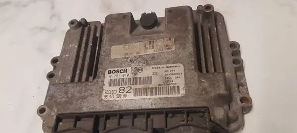 Peugeot 206 Engine control unit/module 0281010707 9647158080