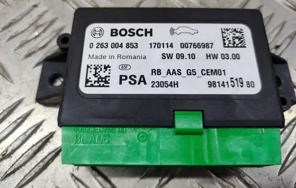 Peugeot 508 Parking PDC control unit/module 9814151980 0263004853 00766987