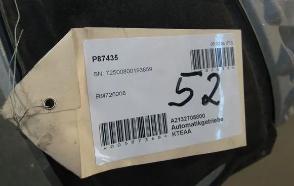 Mercedes-Benz W123 Automatic gearbox 72500800193859KG