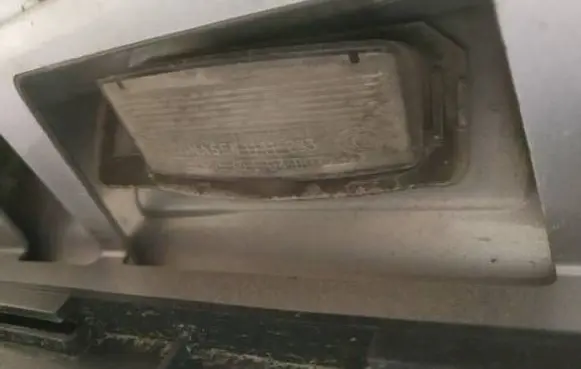 Mitsubishi Lancer X Number plate light