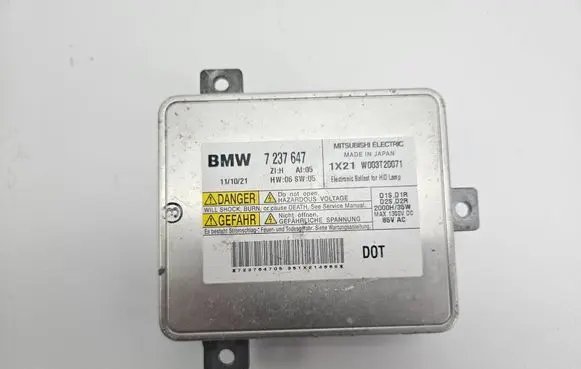 BMW 1 F20 F21 Headlight ballast module Xenon 7237647