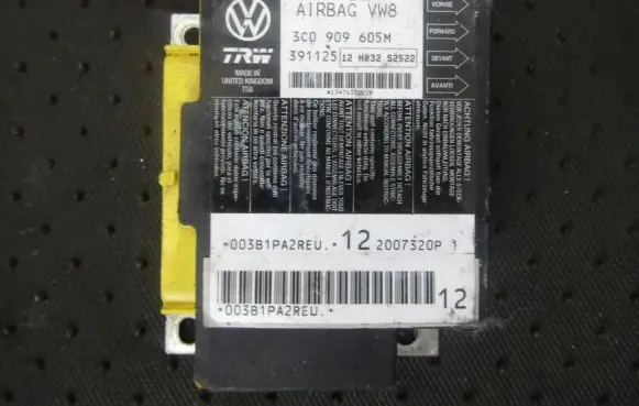 Volkswagen PASSAT B6 Airbag control unit/module 3c0909605m