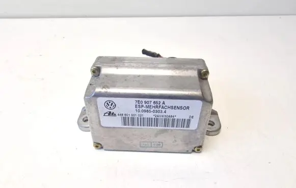 Volkswagen Touareg I ESP acceleration yaw rate sensor 7E0907652A