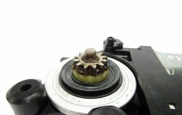 Front door window regulator motor