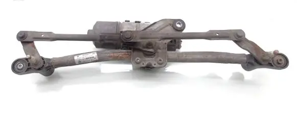 Front wiper linkage and motor