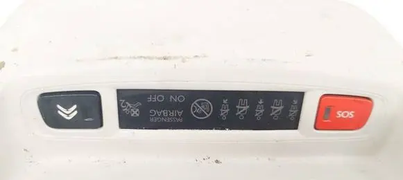 Citroen C4 I Passenger airbag on/off switch 9665778780
